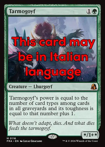 Mtg tarmogoyf foil exc - foil,