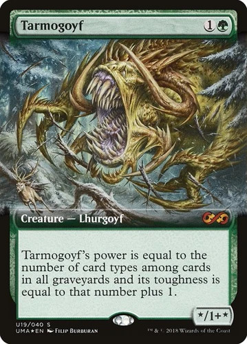 Tarmogoyf foil extended art - extended,