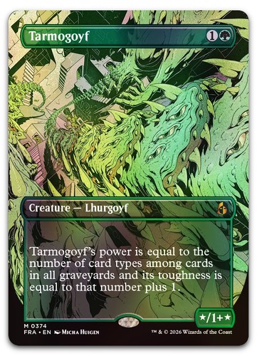 Tarmogoyf 374 - tarmogoyf, (borderless)