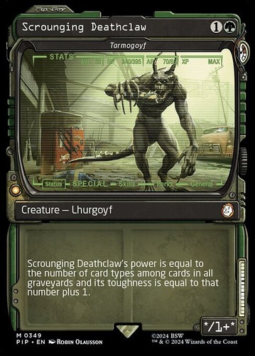 Mtg tarmogoyf 349 foil exc - 349,