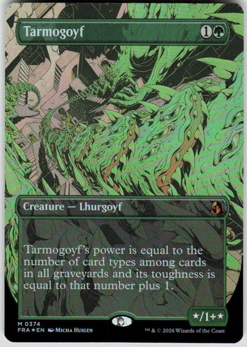 Tarmogoyf borderless foil - foil, 374