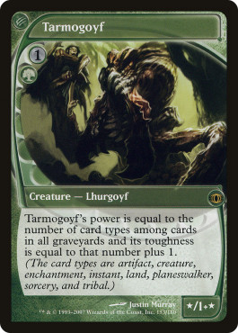 Magic mtg tarmogoyf - tarmogoyf, vision